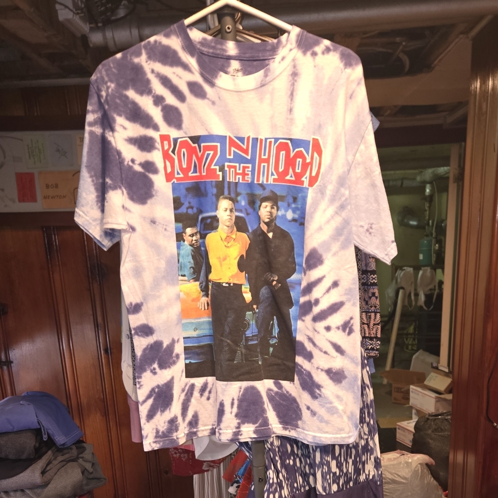Philcos Boys N The Hood Tie Dyed Graphic Tee Shirt Womens Size 1X NWOT